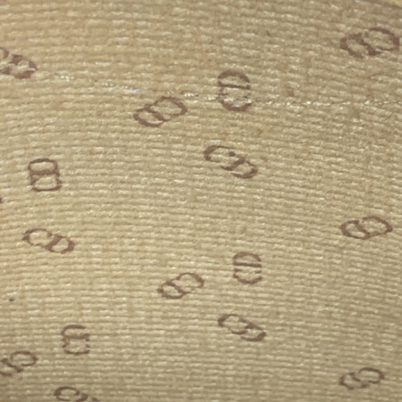 Dior Clutch Gray Coated Canvas, Brown Leather with COA - Picture 14 of 15